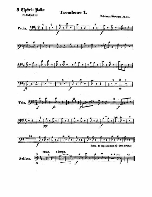 Trombone 1, 3