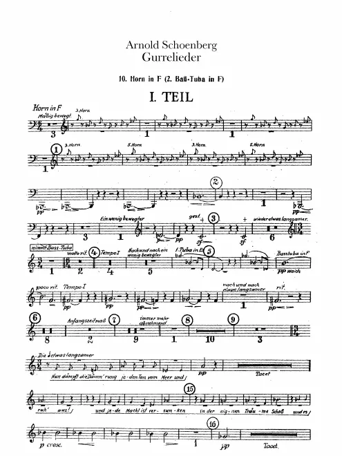 Horn 10 (F)/Bass Wagner Tuba 2 (F)