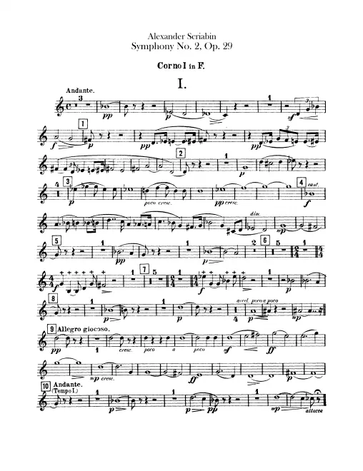 Horn 1, 2 (F)