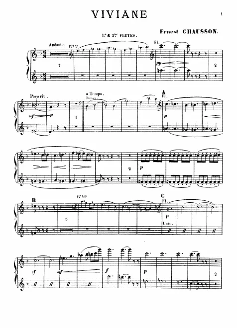 Flute 1/2, 3 (also Piccolo)