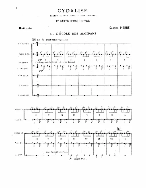Triangle/Snare Drum/Tambourine/Cymbals/ Bass Drum/Clapboard, Xylophone, Glockenspiel