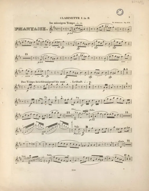 Clarinet 1, 2 (B♭)