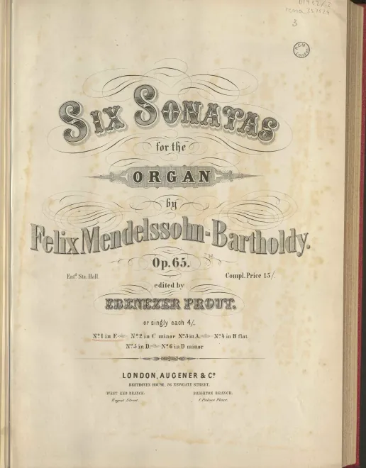 1. Sonata in F minor