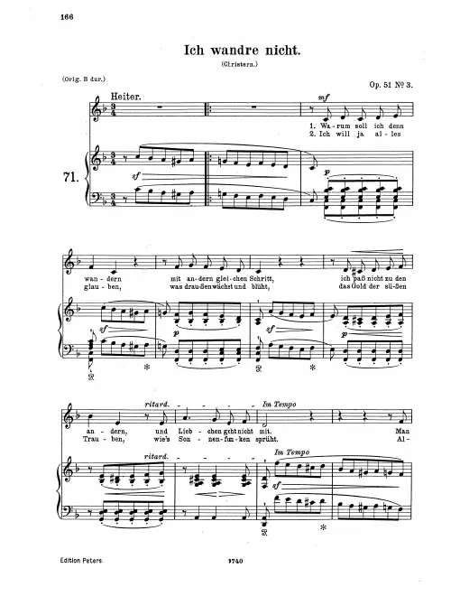 Complete Score (low voice / F major)