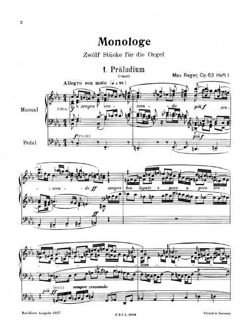 Monologe Op.63, Heft 1 (Nos.1-4)