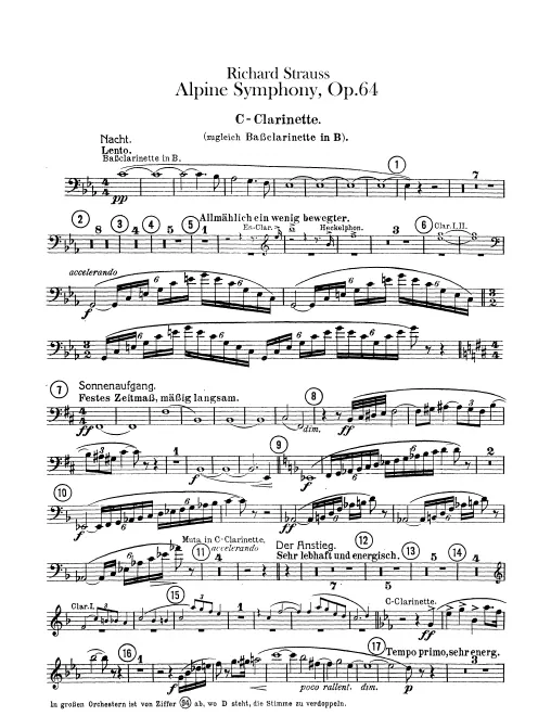Clarinet 3 (C)/Bass Clarinet (B♭)