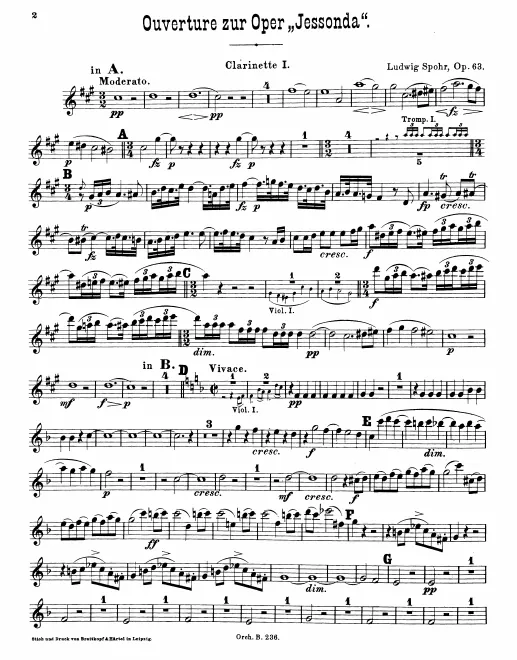 Clarinet 1, 2 (A/B♭)