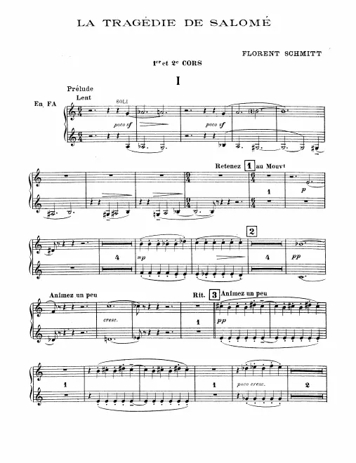 Horn 1/2, 3/4 (F)