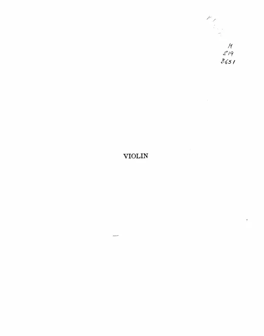 Violin Part