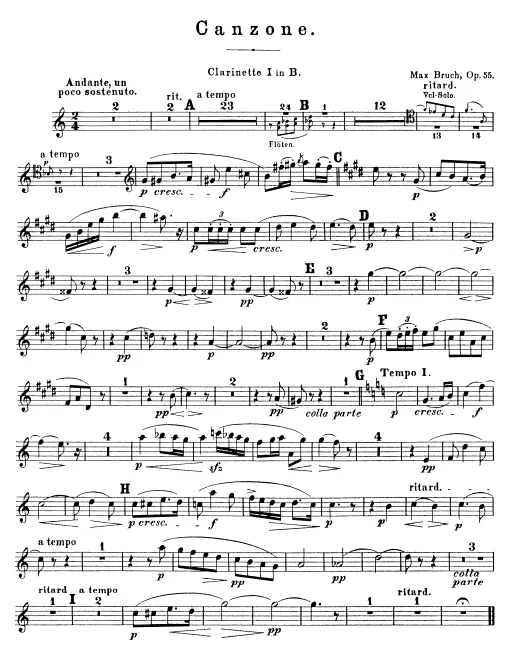 Clarinet 1, 2 (B♭)