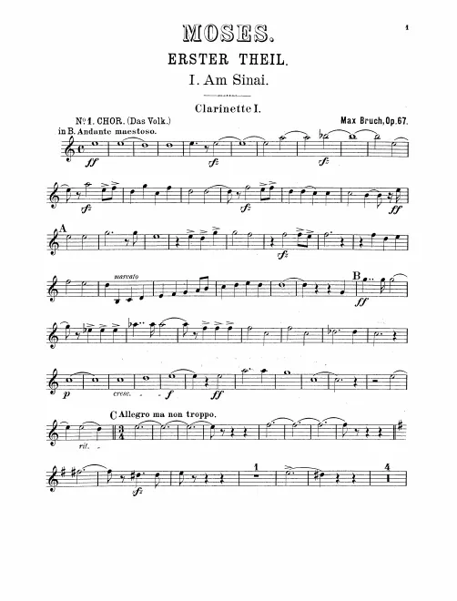 Clarinet 1, 2 (B♭)