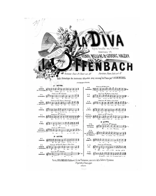 No.12, Duetto: "Tu la connais, ma douce maîtresse" (Act II, No.12)