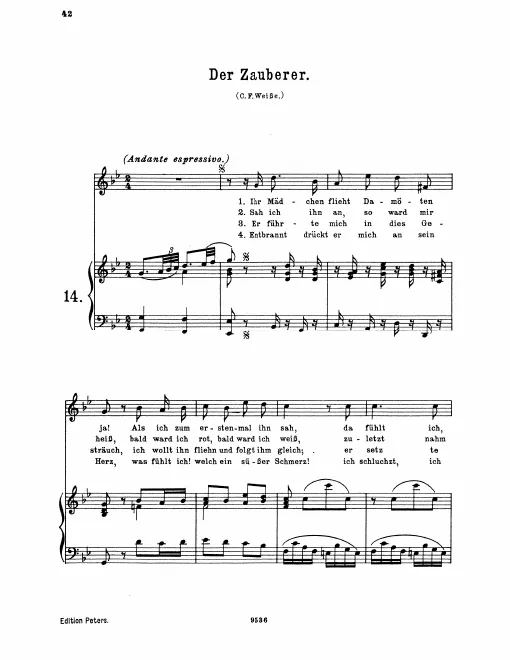 Complete Score (original / high voice, G minor)
