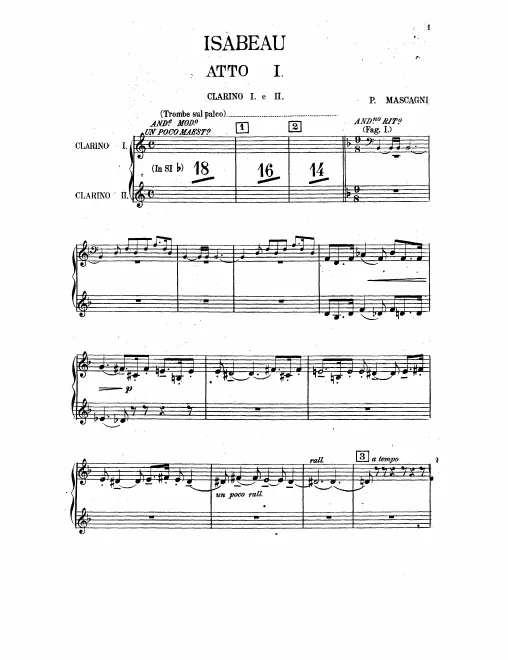 Clarinet 1/2 (A/B♭)