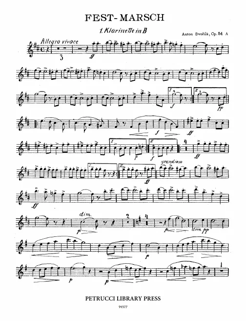 Clarinet 1, 2 (B♭)