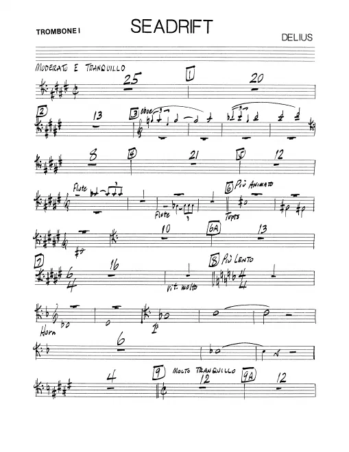 Trombone 1, 2, 3, Tuba