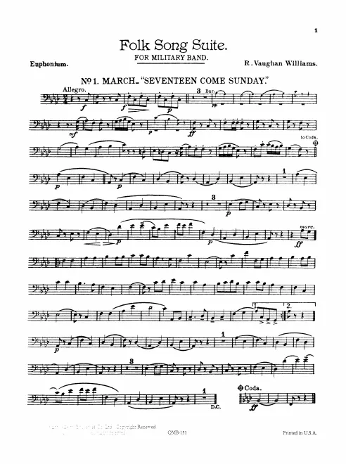 Euphonium (C), Euphonium (B♭ treble clef)