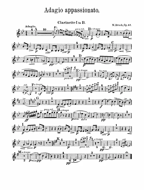 Clarinet 1, 2 (B♭)