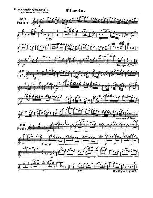Piccolo, Flute