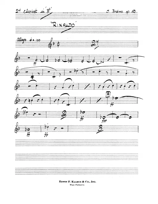 Clarinet 2 (B♭)