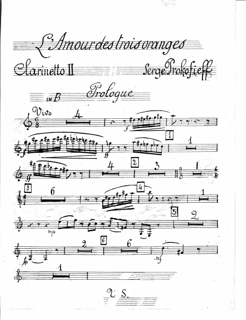 Clarinet 2 (B♭/A)/Piccolo Clarinet (E♭)