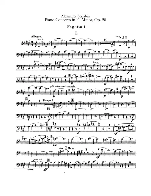 Bassoon 1, 2