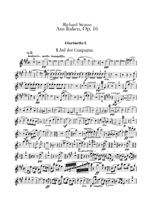 Clarinet 1 (A/B♭)