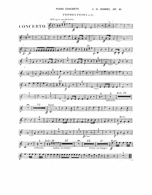 Trumpet 1, 2 (C)