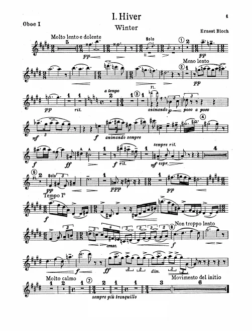 Oboe 1, 2/English Horn