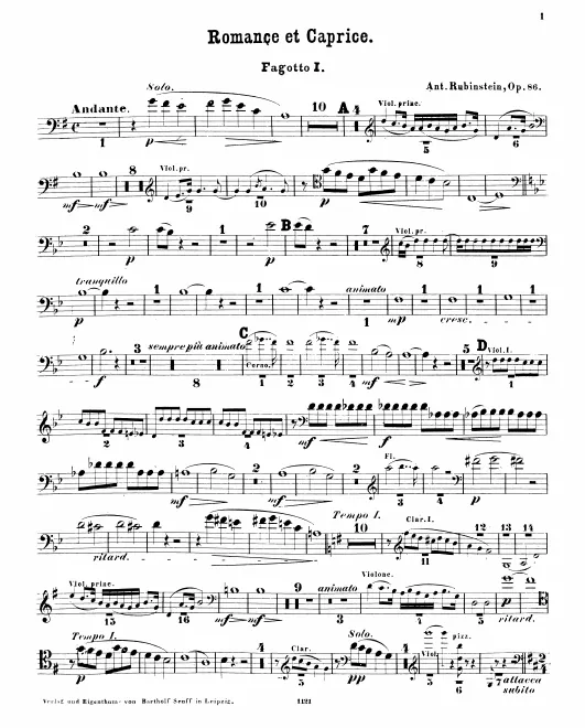 Bassoon 1, 2