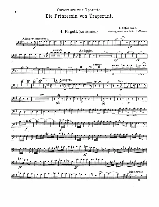 Bassoon 1, 2