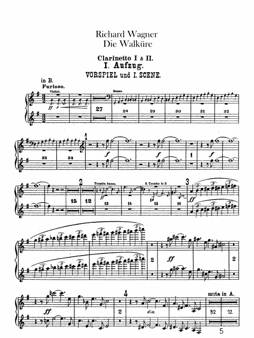 Clarinet 1/2 (A/B♭/D)