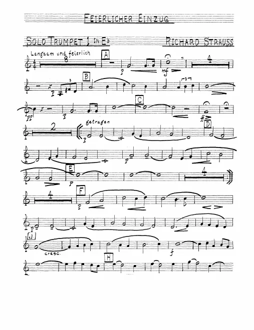 Trumpet Solo 1, 2, 3 (E♭)