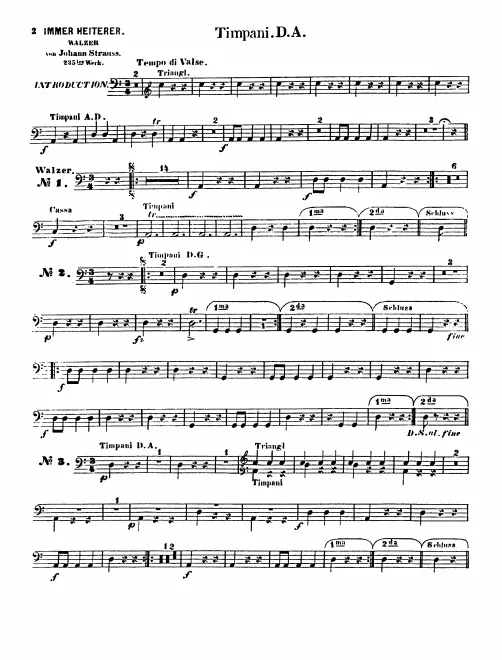 Timpani/Triangle/Bass Drum