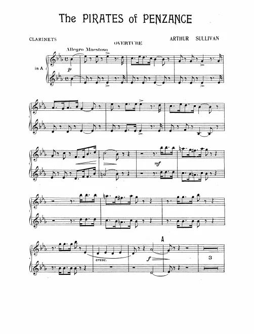 Clarinet 1/2 (A/B♭)