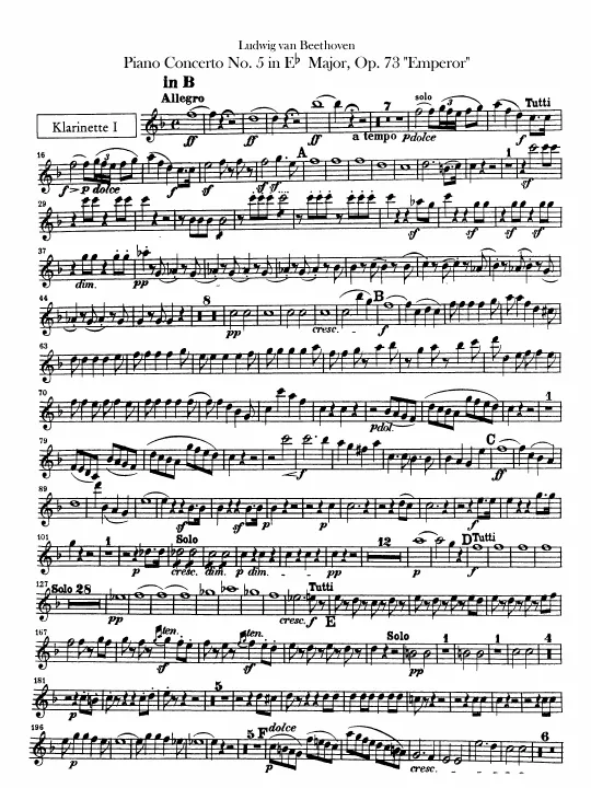 Clarinet 1, 2 (B♭, A)