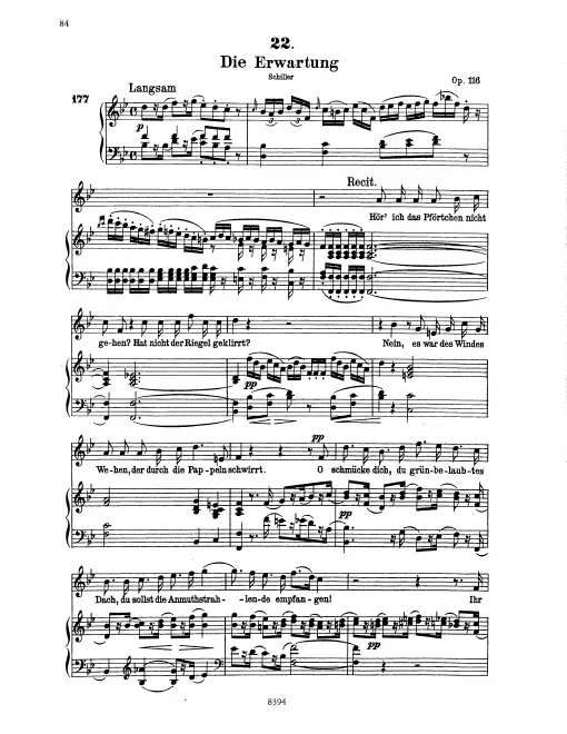 Complete Score (Original / High Voice, B♭ major)