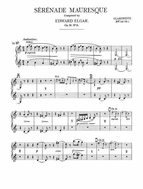 Clarinet 1/2 (2nd ad lib.) (B♭)