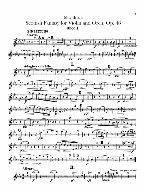 Oboe 1, 2