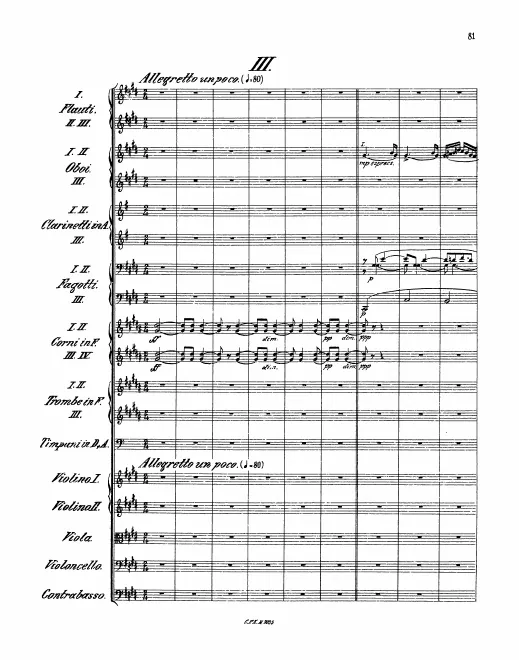 III. Allegretto un poco