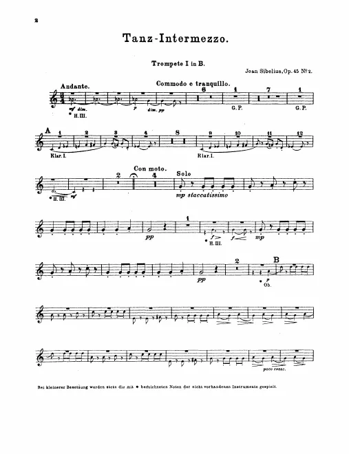 Cornet 1, 2 (B♭)*