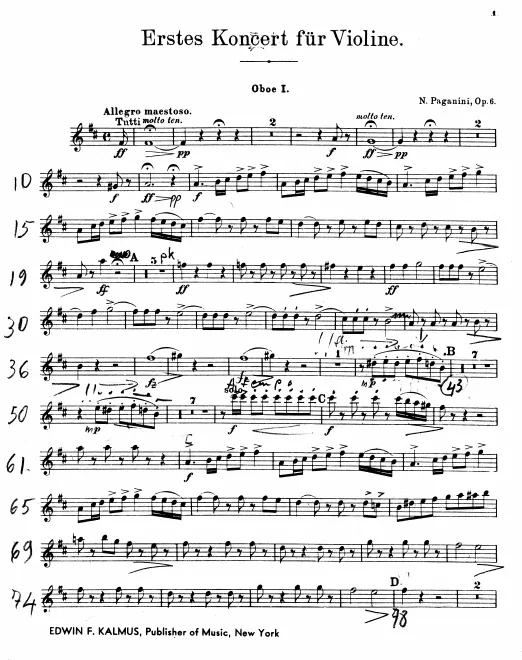 Oboe 1, 2