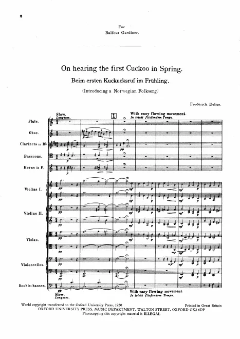 1. On Hearing the First Cuckoo in Spring
