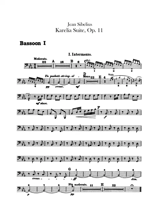 Bassoon 1, 2