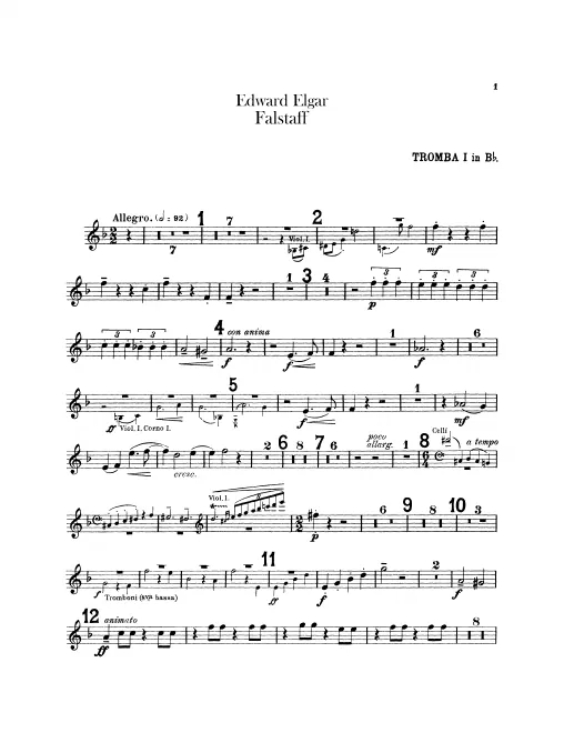 Trumpet 1, 2, 3 (B♭)