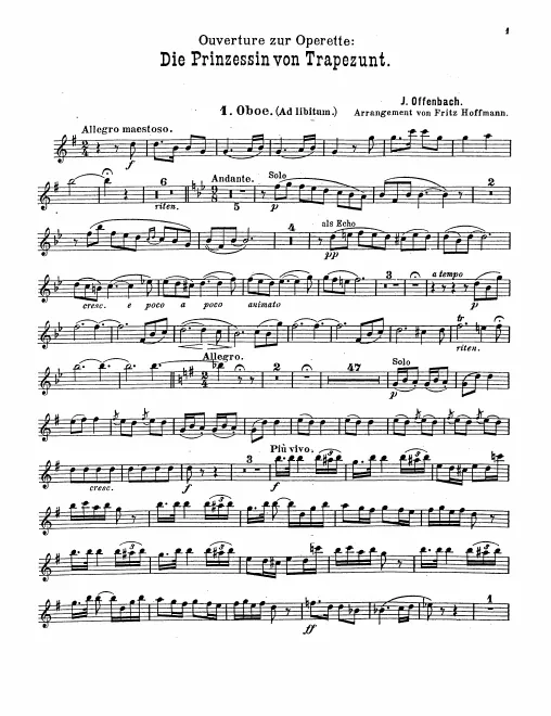 Oboe 1, 2