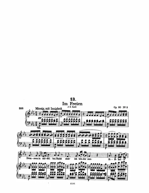 Complete Score (Original / High Voice, E♭ major)