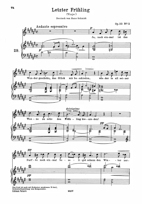 Complete Score (original / high voice, F♯ major)