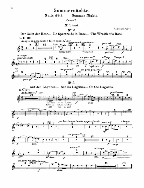Horn 1, 2, 3