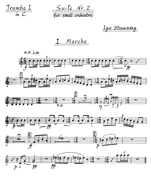 Trumpet 1, 2 (C)